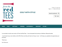Tablet Screenshot of fromtheredtees.net